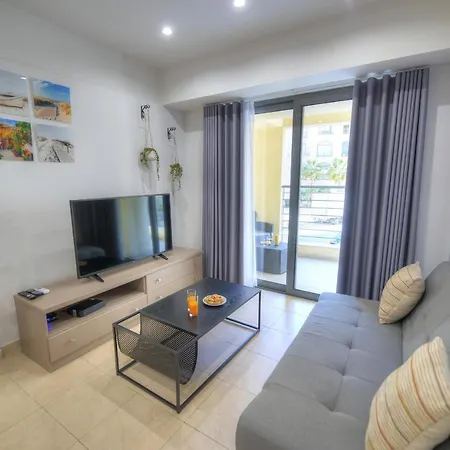 Elegant One Bedroom With Terrace In Uptown Portomaso Ddif1-4